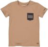 Quapi ! Jongens Shirt Korte Mouw -- Zand Katoen/elasthan online kopen