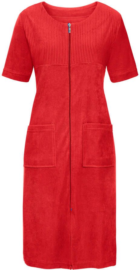 Badjas in rood van wewo fashion