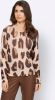 Pullover met print in ivoor/choco bedrukt van heine online kopen