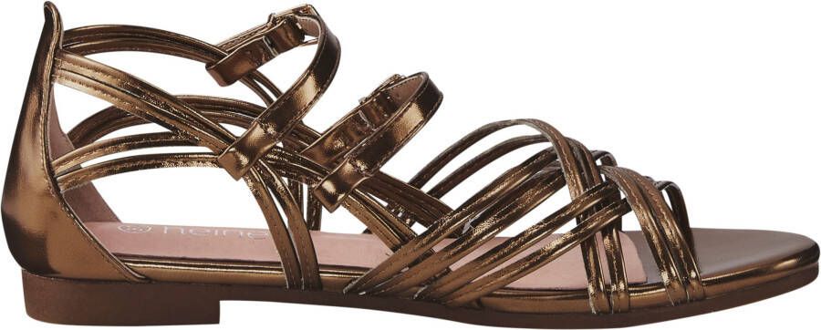 Sandalen in goudkleur van heine