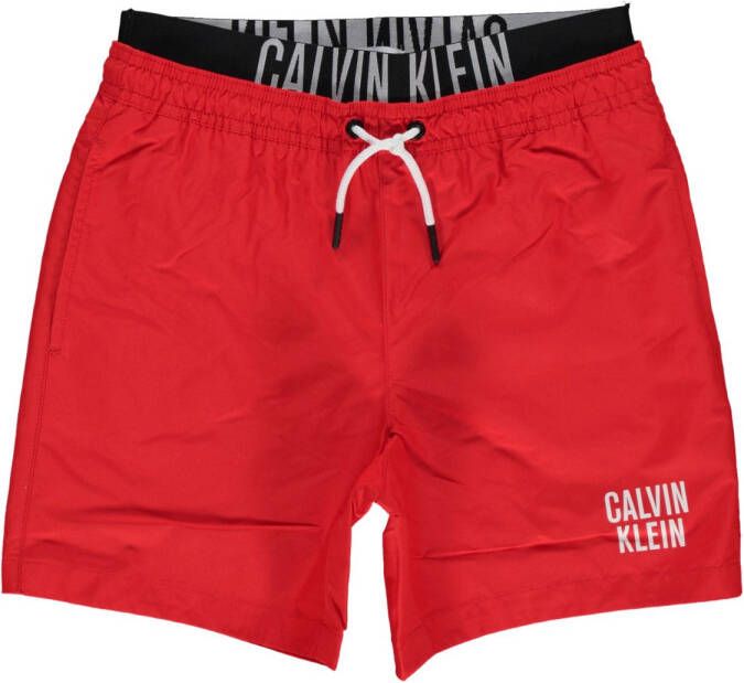 Calvin klein Jeans! Jongens Zwemshort -- Rood Polyester