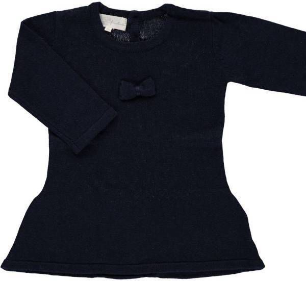 Feetje! Meisjes Jurk Maat 56 Donkerblauw Katoen/viscose