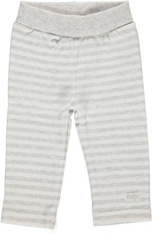Feetje! Unisex Lange Broek Maat 50 Lichtgrijs Katoen