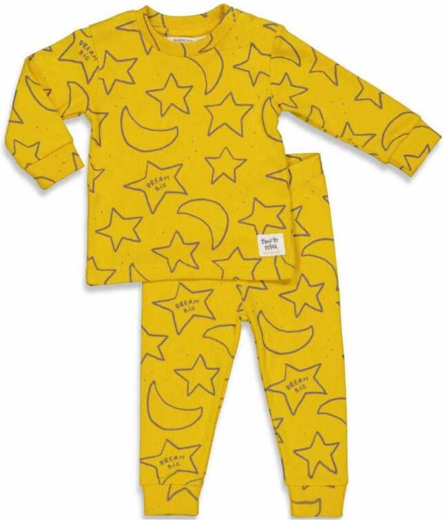 Feetje ! Unisex Pyjama -- Geel Katoen/elasthan
