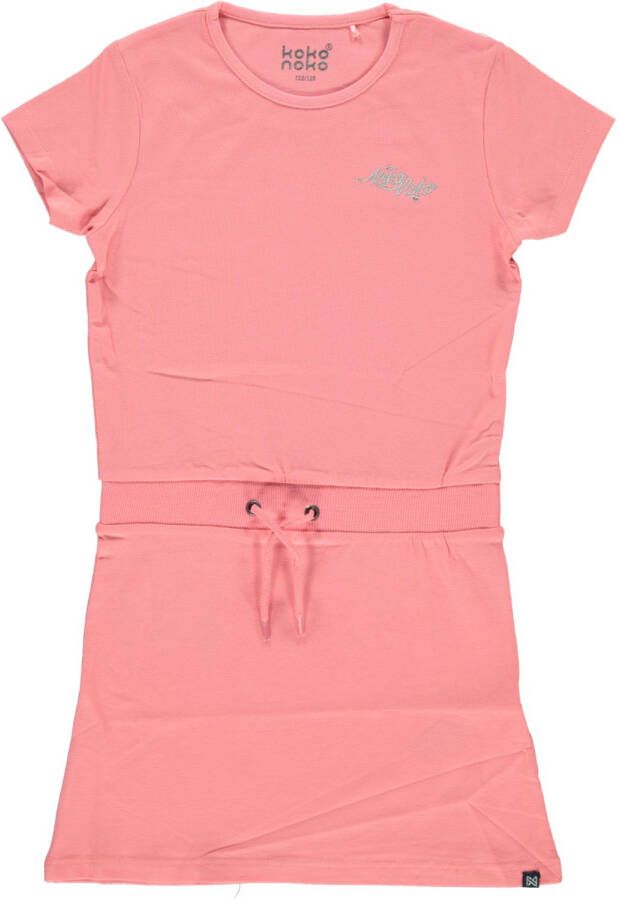 Koko Noko ! Meisjes Jurk -- Roze Katoen/elasthan