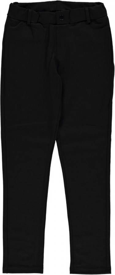 name it ! Jongens Lange Broek Maat 134 Zwart Viscose/elasthan