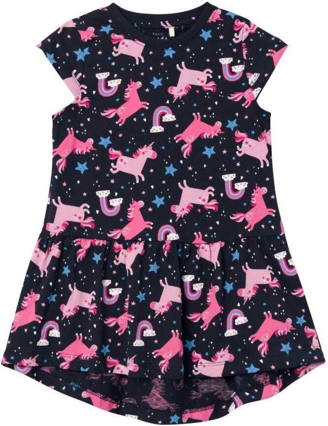 name it ! Meisjes Jurk -- All Over Print Katoen