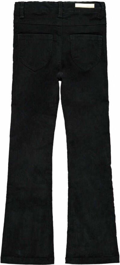 Name it ! Meisjes Lange Broek Maat 104 Zwart Katoen/elasthan