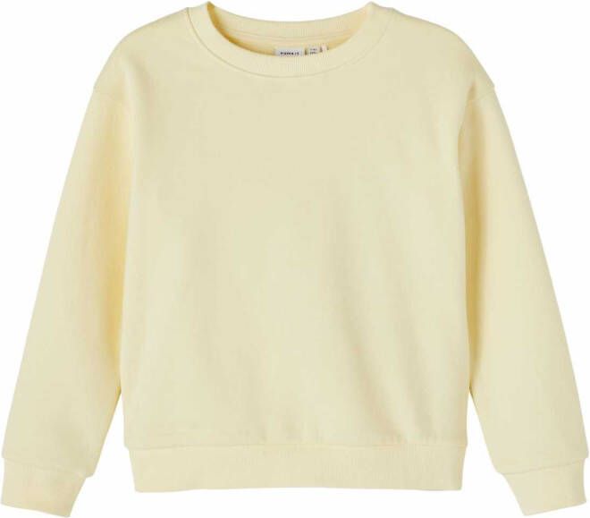 name it ! Meisjes Sweater -- Geel Katoen/polyester