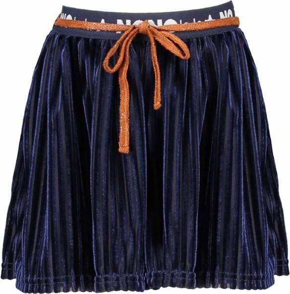 NoNo ! Meisjes Rok Maat 92 Donkerblauw Katoen/polyester