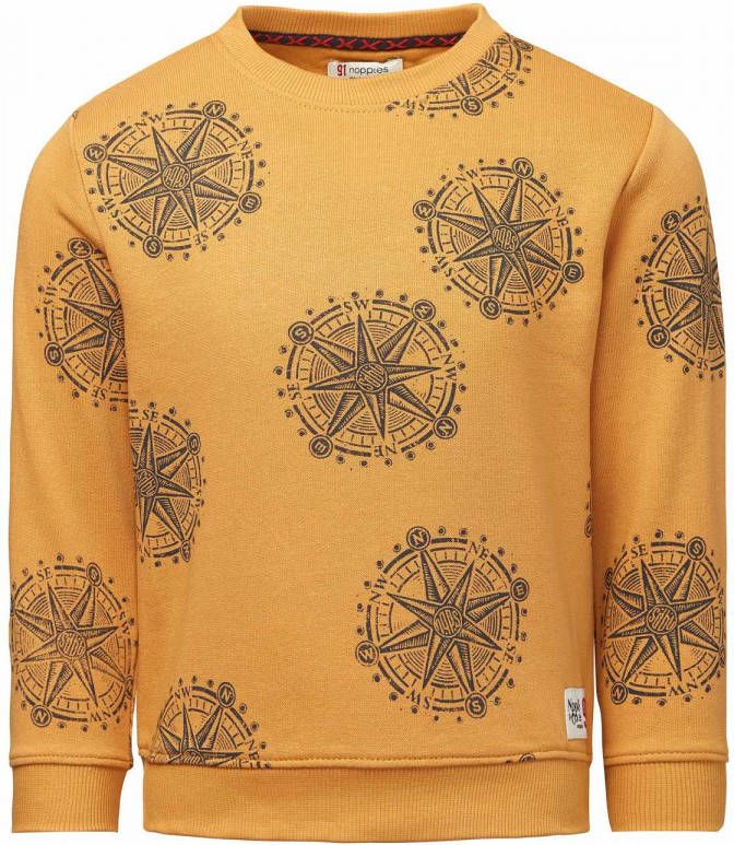 Noppies ! Jongens Sweater -- Okergeel Katoen/polyester