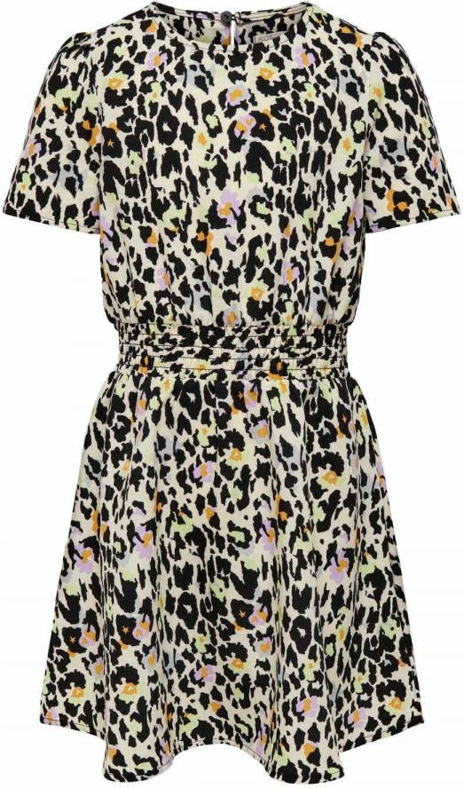 Only ! Meisjes Jurk -- All Over Print Polyester/elasthan