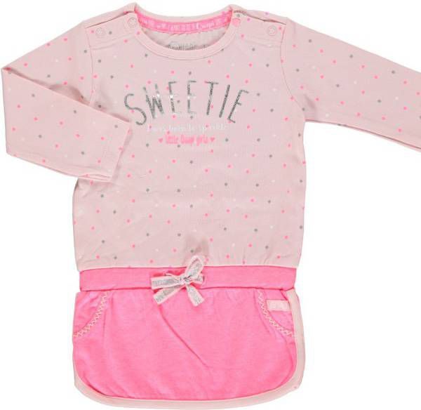 Quapi ! Meisjes Jurk -- Roze Katoen/polyester/elasthan