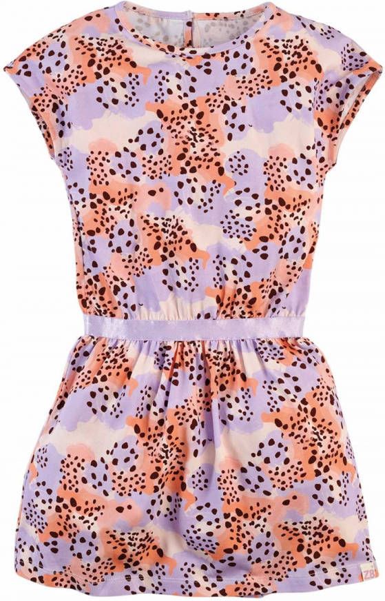 Z8 ! Meisjes Jurk -- All Over Print Katoen/elasthan