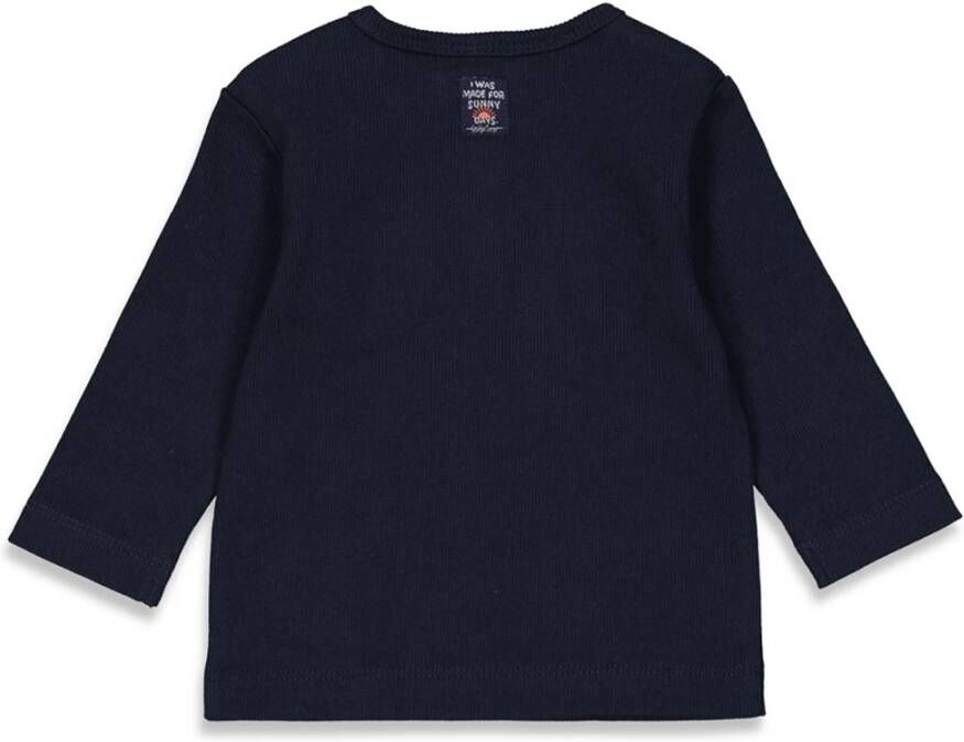 Feetje ! Jongens Shirt Lange Mouw -- Donkerblauw Katoen/elasthan