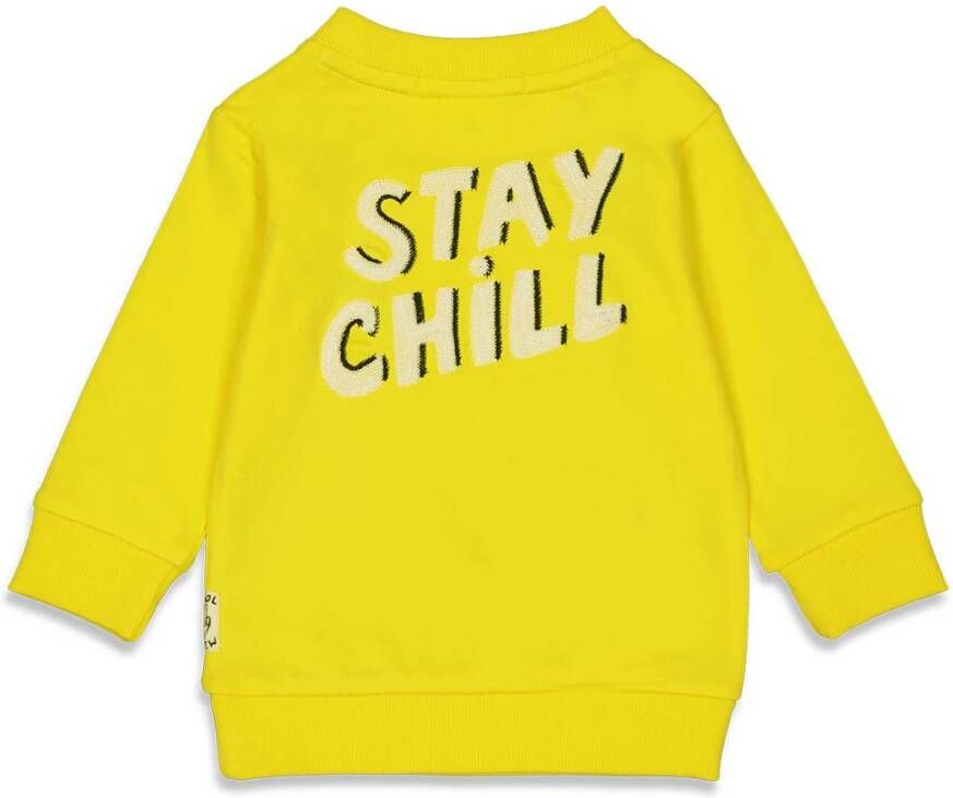 Feetje ! Jongens Sweater -- Geel Katoen