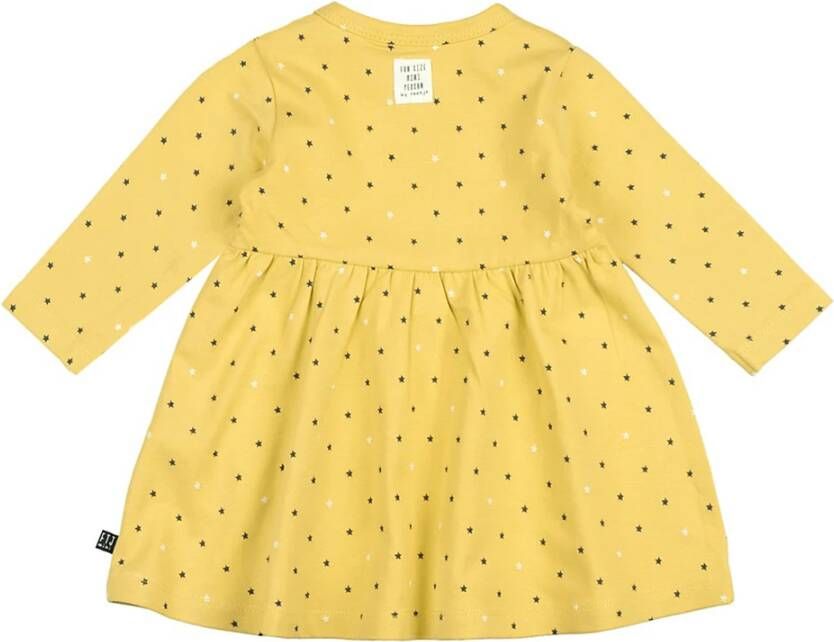 Feetje ! Meisjes Jurk -- Geel Katoen/elasthan