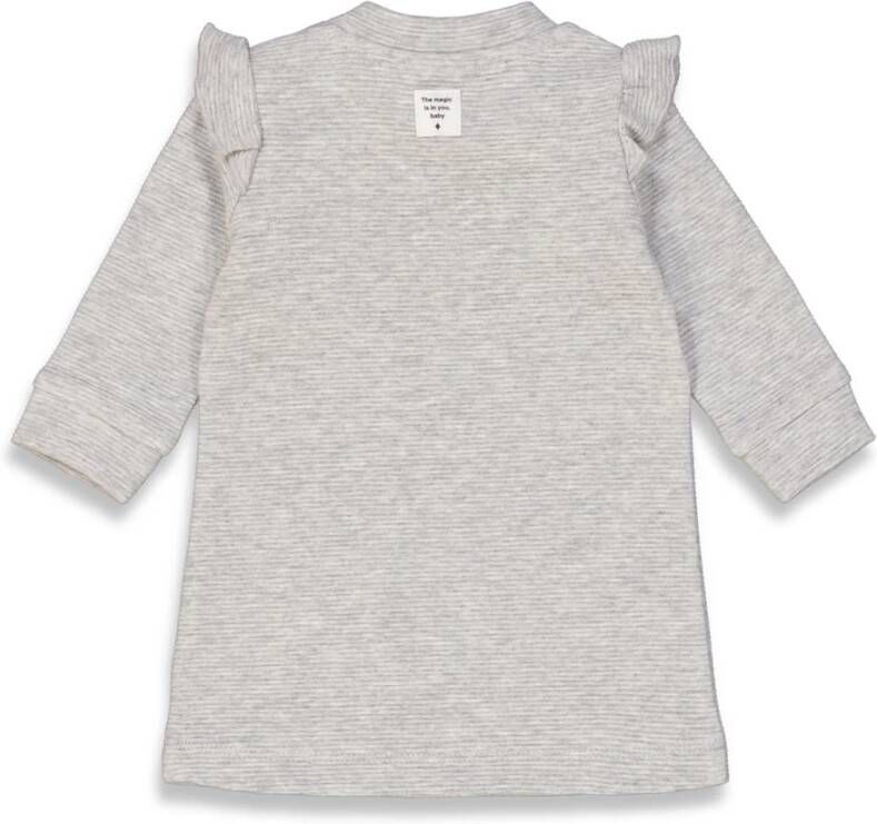 Feetje ! Meisjes Jurk -- Grijs Katoen/polyester/elasthan