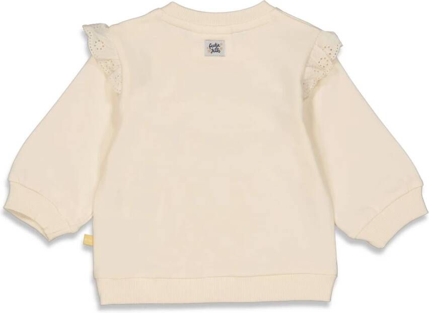 Feetje ! Meisjes Sweater -- Ecru Katoen/elasthan