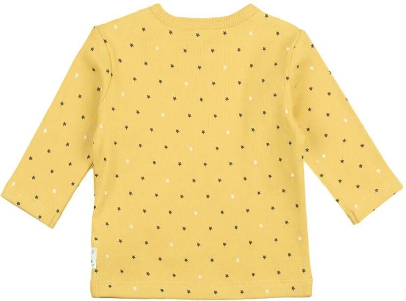 Feetje ! Unisex Shirt Lange Mouw -- Geel Katoen/elasthan