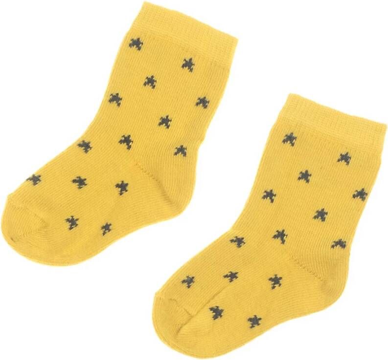 Feetje ! Unisex Sok -- Geel Katoen/polyamide/elasthan