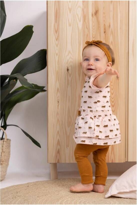 Feetje ! Meisjes Jurk -- All Over Print Katoen/elasthan