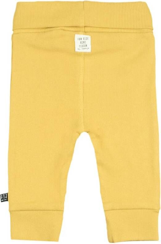 Feetje ! Unisex Lange Broek -- Geel Katoen/elasthan