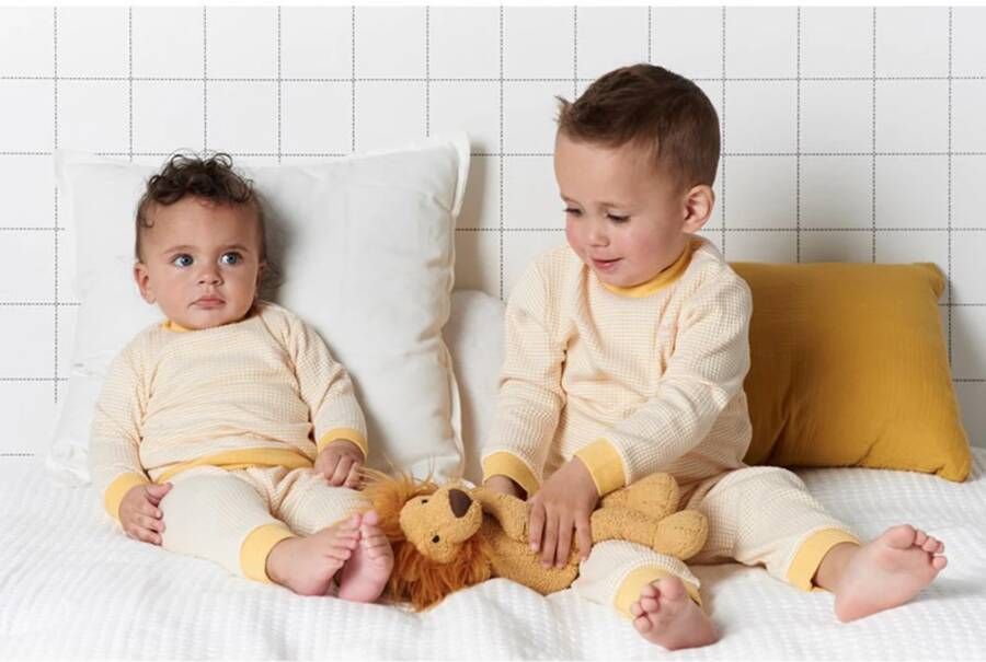 Feetje ! Unisex Pyjama - Geel Katoen/polyester