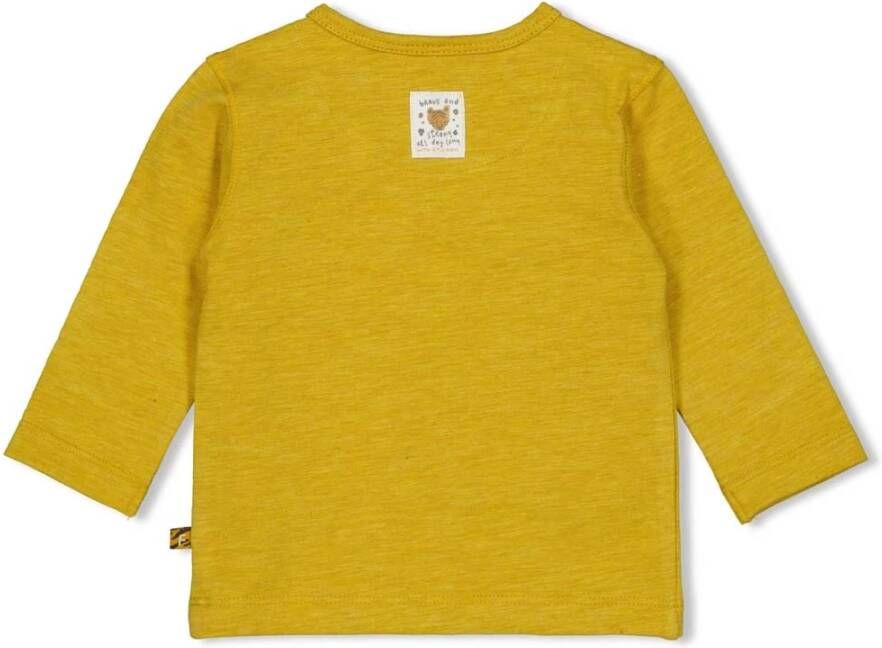 Feetje ! Jongens Shirt Lange Mouw -- Okergeel Katoen/elasthan