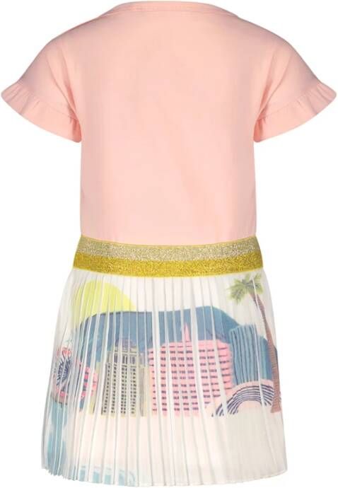 Like Flo Multi Mini Jurk Fancy Plisse Dress