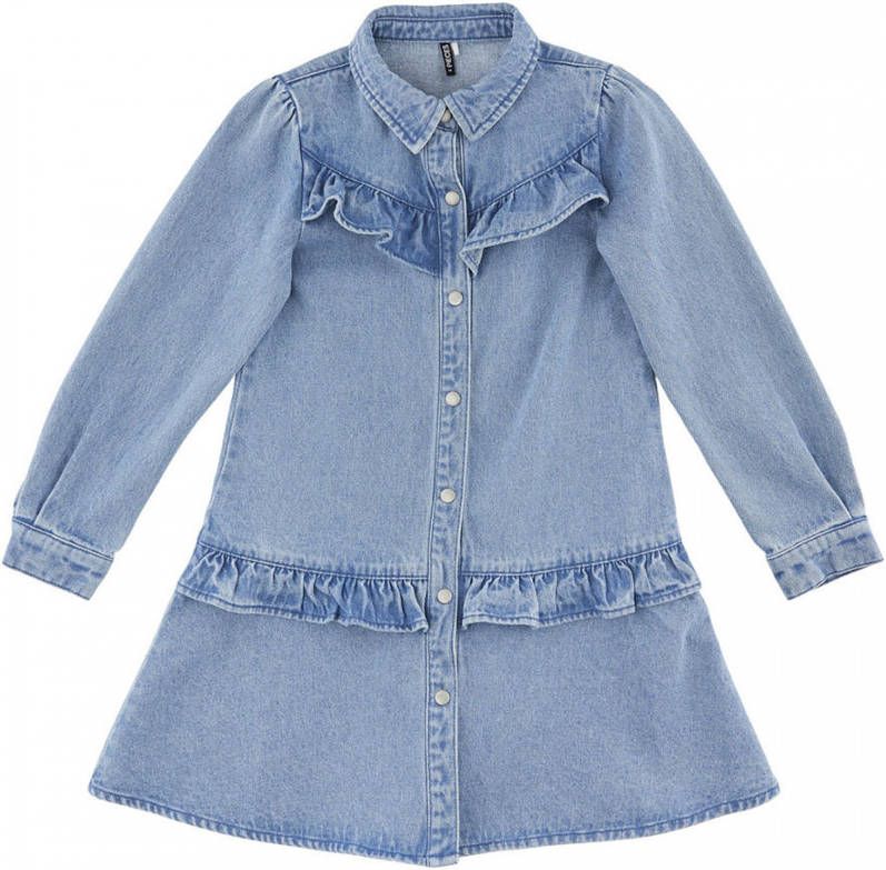 Little Pieces Jurk 17118927 Blauw, Denim