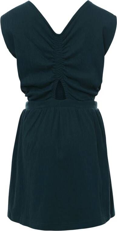 Looxs Revolution Zomerjurk jersey petrol voor meisjes in de kleur