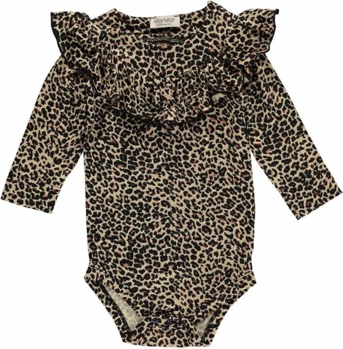 MarMar COPENHAGEN Bibbi romper met luipaard print en volant