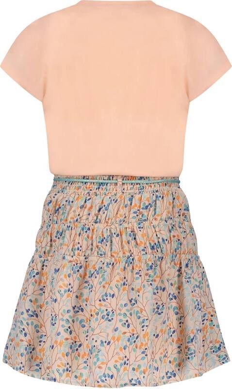 Nono Roze Mini Jurk Manyu Combi Dress Jersey