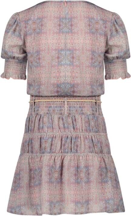 Nono Oranje Mini Jurk Manyu S/sl Dress