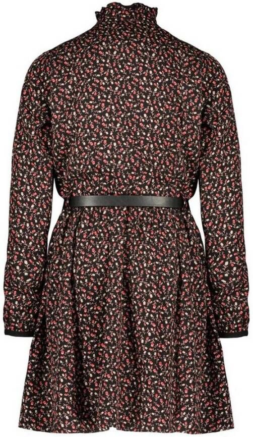 060 NoNo meisjes jurk N208 5809/017 zwart