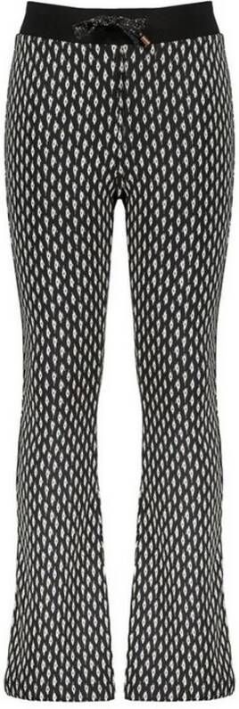 Nono Zwarte Flared Broek N209 5601