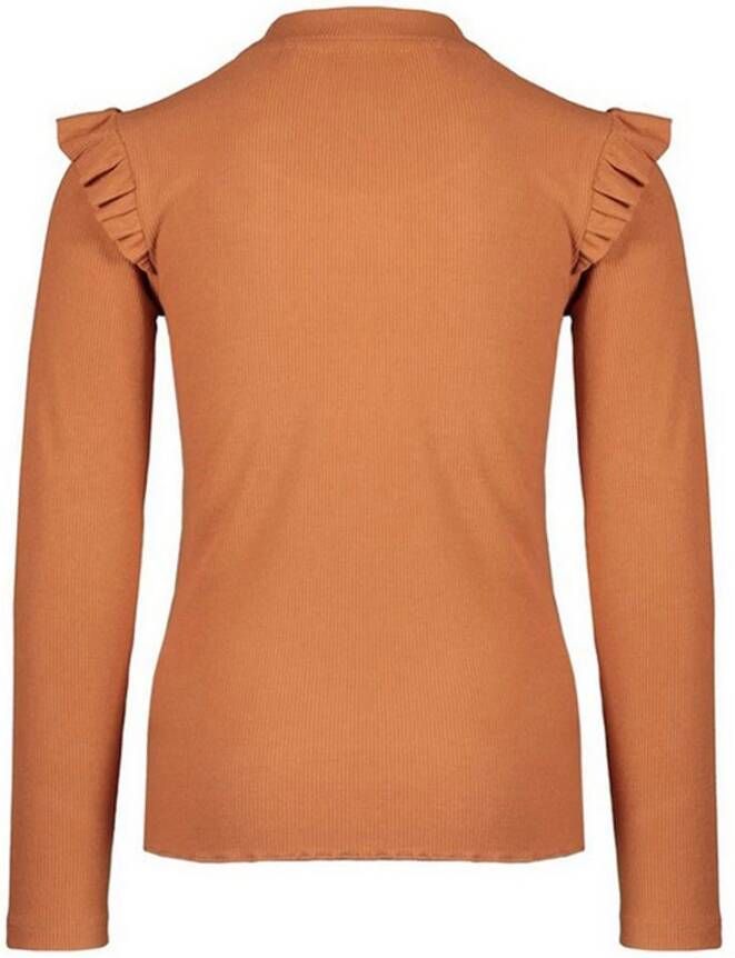 NoNo meisjes shirt N208 5404 421 bruin