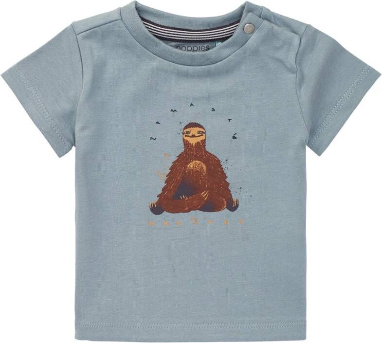 Noppies ! Jongens Shirt Korte Mouw -- Groen Katoen/elasthan