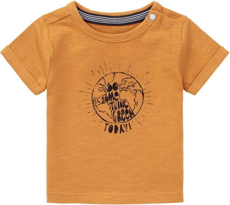 Noppies ! Jongens Shirt Korte Mouw -- Okergeel Katoen/elasthan