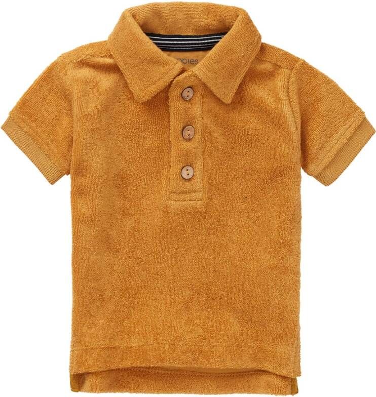 Noppies ! Jongens Polo Korte Mouw -- Okergeel Katoen/polyester
