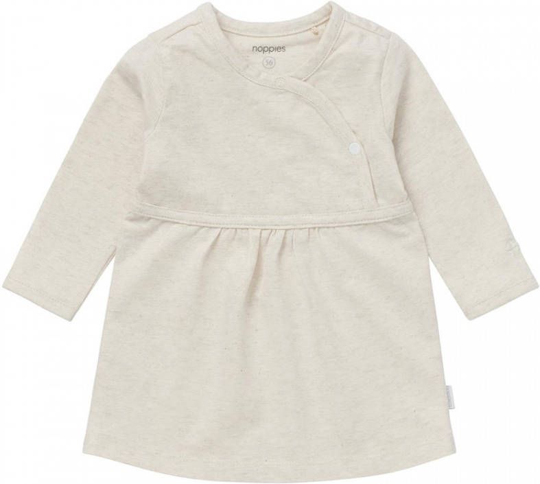 Noppies Babykleding Girls Dress Long Sleeve Nevada Off white