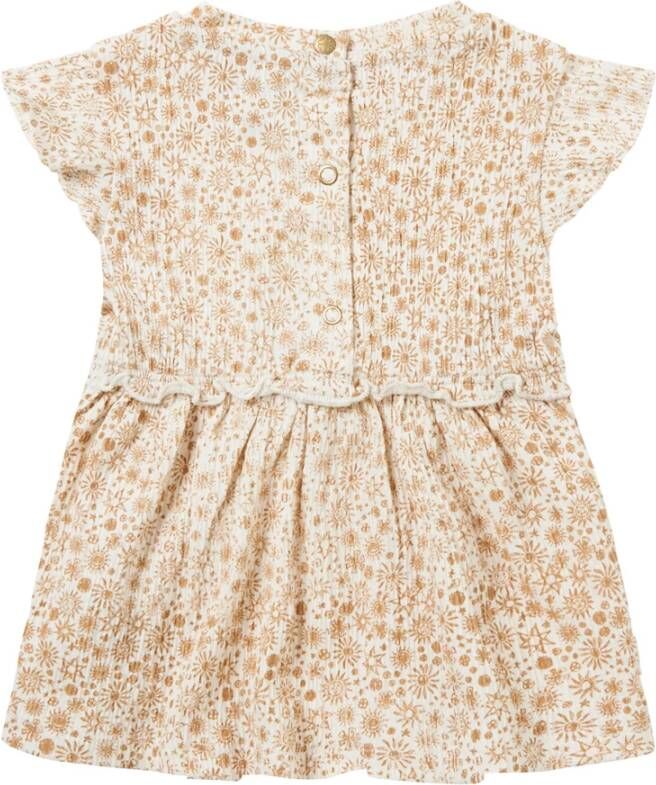 Noppies Jurken Girls Dress Neoga Short Sleeve All Over Print Off white