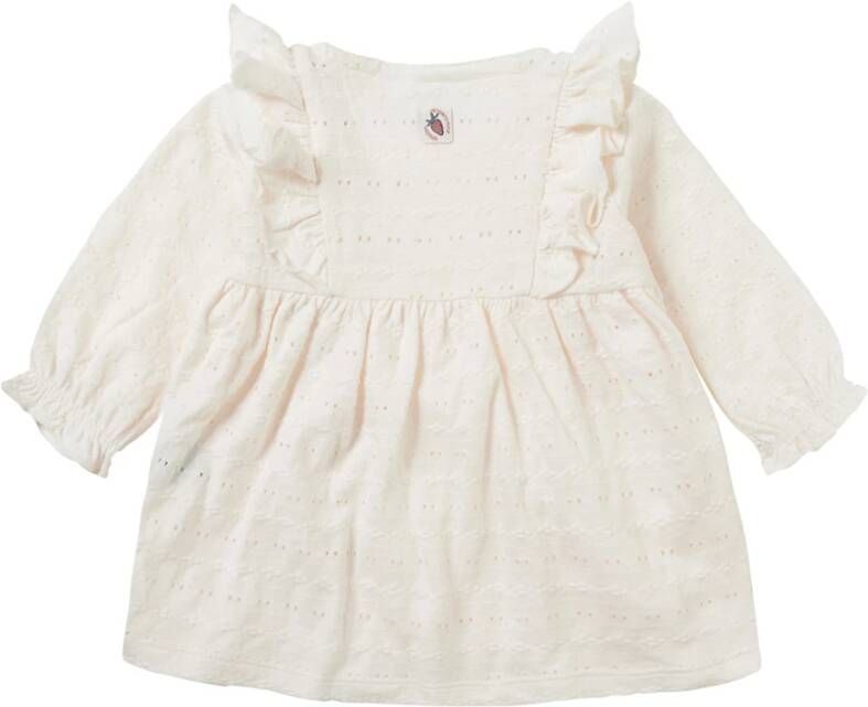 Noppies Jurken Girls Dress Noble Long Sleeve Wit