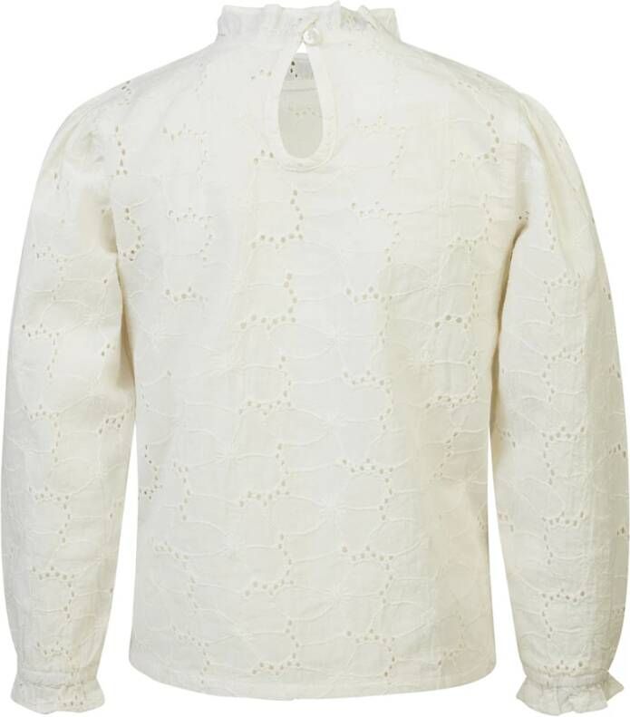 Noppies Tops Girls Blouse Pensacola Long Sleeve Wit