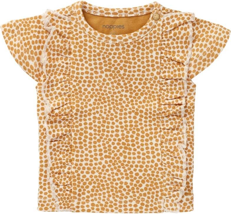 Noppies ! Meisjes Shirt Korte Mouw -- All Over Print Katoen