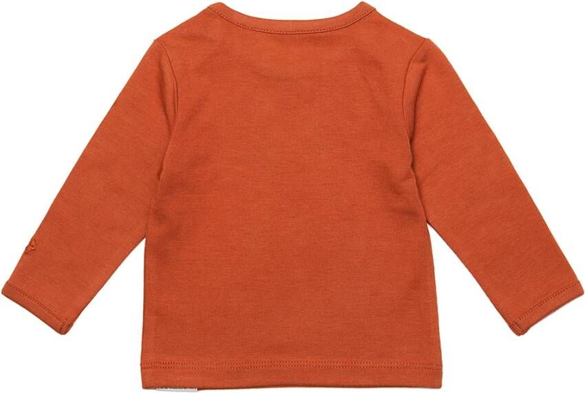 Noppies baby basic longsleeve Hester met biologisch katoen spicy ginger p557