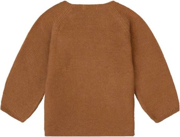 Noppies Vesten Unisex Cardigan Knit Long Sleeve Pino Bruin