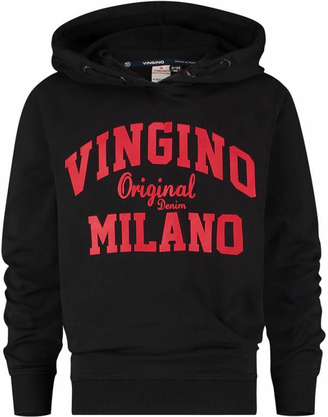 Vingino ! Jongens Trui Maat 116 Zwart Katoen/elasthan