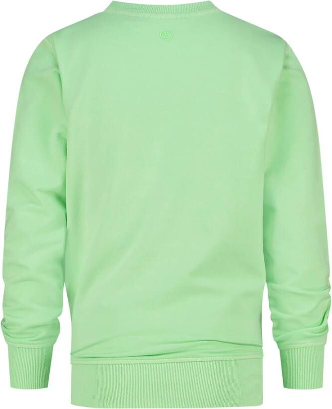 VINGINO ! Jongens Sweater Maat 110 Groen Katoen/elasthan